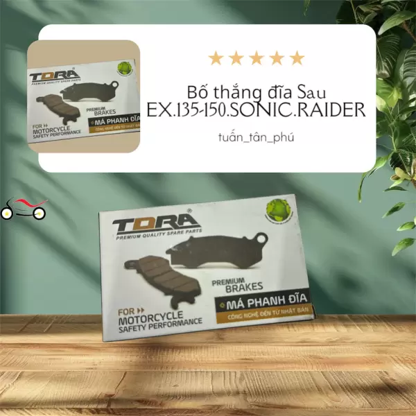 Bố thắng đĩa sau RCB cho Exciter 135 - 150, Sonic, Raider